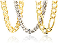 cheap gold figaro chains