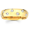 14K Yellow Gold 0.40ctw Diamond Starlight Band