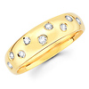 14K Yellow Gold 0.25ctw Diamond Starlight Band