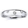 14K White Gold 0.09ctw Diamond Starlight Band