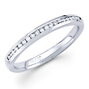 14k White Gold 20 Diamond Wedding Ring