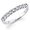 14K Prong Set Diamond Wedding Band