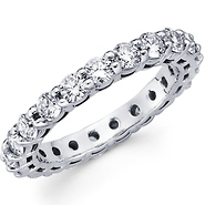 Shared Prong 14K White Gold Diamond Eternity Band (1.71-1.98 ctw)