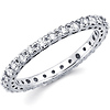 Round Diamond Eternity Band in 14K White Gold (0.79-0.87 ctw)