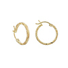 Diamond Cut Hoops