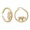 Elephant Tube Earrings