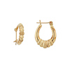 Ridged Snap-Bar Hoops