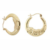Panther Hollow Snap Bar Hoops