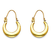 Classic Snap-Bar Hoops