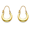 Classic Snap-Bar Hoops