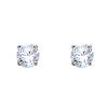 0.20ct Birthstone CZ Silver Stud Earrings (Other birthstones available)