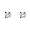0.20ct Birthstone CZ Silver Stud Earrings (Other birthstones available)