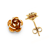 Mini Rose Earrings
