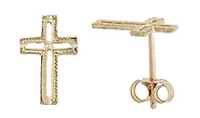 Mini Cross Earrings