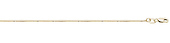 18K .95mm Square Snake Chain