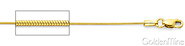 .9mm 14K Gold Snake Chain