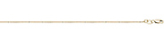 18K .75mm Square Snake Chain