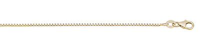 1.15mm 18K Gold Box Chain