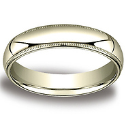 5mm Comfort Fit Milgrain Band