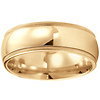 8mm Milgrain Comfort Fit Band