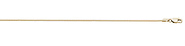 1.2mm 14K Gold Square Snake Chain