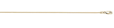 1.2mm 14K Gold Square Snake Chain