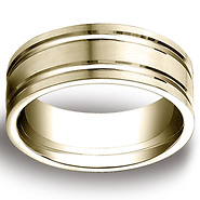 8mm Flat Comfort Fit Satin Band
