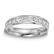 4mm Channel Diamond Ring