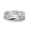4mm Diamond Flat Comfort Fit Benchmark Promise Ring (0.06ctw)