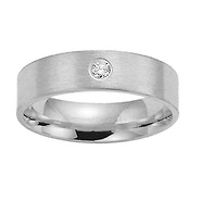 6mm Flat Comfort Fit Promise Ring