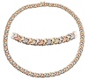 Tri Color Stampato Necklace