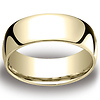 8mm Benchmark Yellow Gold Comfort Fit Wedding Band