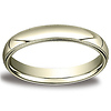 4mm Benchmark Yellow Gold Comfort Fit Milgrain Band