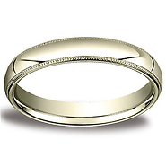 4mm Comfort Fit Milgrain Band