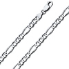6mm 14K Gold Figaro Chain