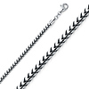 3mm 14K Gold Franco Chain