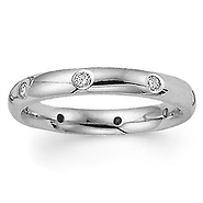 3mm Diamond Eternity Comfort Fit Band (0.16ctw)