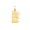 14k Yellow Gold Slot Pendant