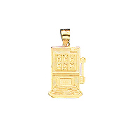14k Yellow Gold Slot Pendant