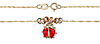 Singapore Link Ladybug Charm Necklace