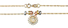 Singapore Link Sun Charm Necklace