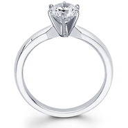 14K Gold Round Diamond Solitaire Engagement Ring (0.20 - 1.50 ct)