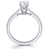 14K Tapered Design Round Diamond Solitaire Ring (0.20 - 1.50 ctw)