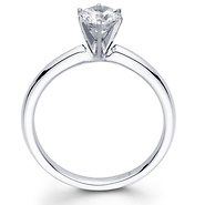 14K Gold Round Diamond Solitaire Engagement Ring (0.20 - 1.50 ct)