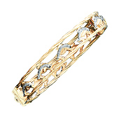 Pave Dolphin Bangle