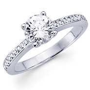 solitaire diamond ring