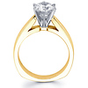 14K Round Diamond Cathedral Set Solitaire Engagement Ring (0.20 - 1.50 ct)