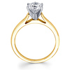 14K Round Diamond Solitaire Engagement Ring (0.20 - 1.50 ct)