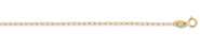 1mm 14K Gold Open Link Chain