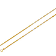 2mm 14K Gold Mariner Chain